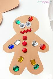 Decorate A Gingerbread Man Art Activity For Kids Preschool Christmas Crafts Christmas Crafts For Toddlers Christmas Crafts For Kids