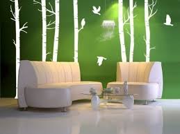 Contoh Wallpaper Dinding Ruang Tamu Minimalis Kecil Tema Alam Desain Interior Desain Interior