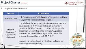 7 Elements Of The Six Sigma Project Charter Explore 6 Sigma Charter