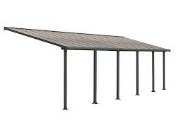 Olympia Patio Cover System 10 Ft X 28 Ft Grey Covered Patio
