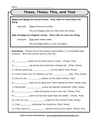 This That These Those Worksheet As Well As 11 Best This That These Those Images On Pinterest In 2020 Super Teacher Worksheets Pronoun Worksheets Teacher Worksheets