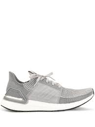 Black And Grey Ultra Boost 19 Adidas Ultraboost 19 Sneakers Farfetch In 2020 Adidas Ultra Boost Sneakers Adidas Outfit Shoes