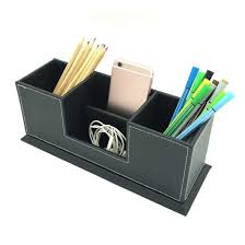 Check spelling or type a new query. China Pu Faux Leather Office Storage Desk Organizer China Pu Leather Pen Holder Photo Frame