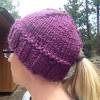 Back in 2005, ponytail beanies hit the stitching community. 3