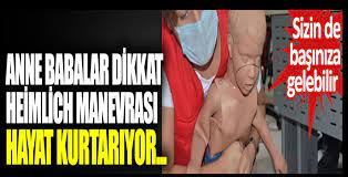 Bilinen en önemli ilk yardım tekniklerinden olan ve hayat kurtaran heimlich manevresı özellikle nefes borusuna kaçan yemek ya da bir cismi çıkarmak için. Anne Babalar Dikkat Heimlich Manevrasi Hayat Kurtariyor Sizin De Basiniza Gelebilir Bedir Haberbedir Haber