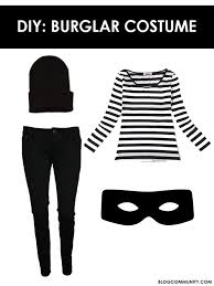 Last Minute Halloween Costume Burglar Costume Could Be A Cat Burglar With Easy Halloween Costumes Last Minute Halloween Costumes Homemade Halloween Costumes