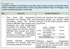 Untuk membaca pekeliling cuti menjaga anak ini dan memuat turun borang permohonan cuti. Surat Memohon Cuti Menjaga Anak Rasmi Ru