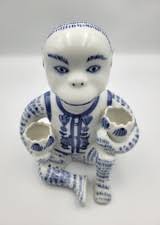 Las mejores ofertas en Candelabros de colección original de cerámica blanca 