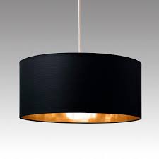 This gold ceiling light shade is very stylish and carefully designed out of a subtle tone of gold. Cgc Black Gold Mila Large Fabric Lightshade Inner Drum Pendant Table Lamp Shade Ebay