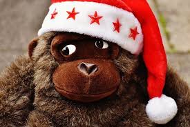 Christmas Santa Hat Stuffed Animal Animals For Kids Animals Christmas Holidays
