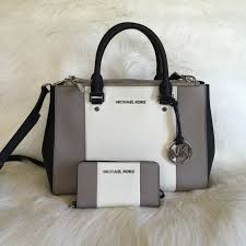 Black And Brown Mk Purse Pin On Michael Kors Handbags