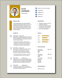 Using a traditional times new roman font, with a soft green border and large headings. Team Leader Resume Supervisor Cv Example Template Sample Jobs Work