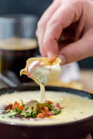 Easy Restaurant Style White Queso Is Our Favorite Dip Recipe Ever Tastes Just Like Queso Dip At Mexican Resta Queso Recipe White Cheese Dip White Queso Recipe
