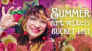 Summer Art Witch Bucket List 🍓Creative Spells to Enchant Your Summer