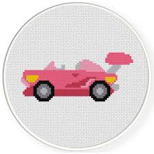 Collection by elma s • last updated 4 weeks ago. Cool Pink Sports Car Cross Stitch Pattern Daily Cross Stitch