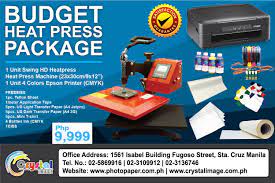 Heat Press Business Package Crystal Image Office Address 1561 Isabel Building Fugoso Str Printing Business Digital Printing Machine Digital Printing Business