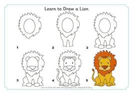 20 Easy Animals To Draw For Practice Page 2 Of 2 Hobby Lesson Lion Drawing Simple Easy Animal Drawings Lion Face Drawing