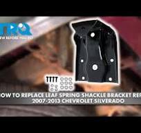 How to Replace Leaf Spring Shackle Bracket Repair Kit 2007 ...