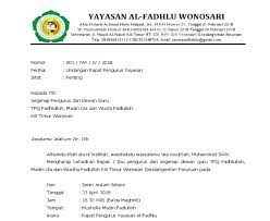 Kumpulan Contoh Undangan Rapat Pengurus Yayasan Terbaik Gratis Contoh Undangan