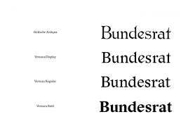 Logo of the bundesrat of the federal republic of germany. Foldingfolder Typography Letters Typography Logo Lettering