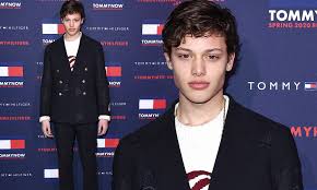 Jade Goody S Son Bobby Brazier 16 Walks The Red Carpet For Tommy Hilfiger S Lfw Show Daily Mail Online