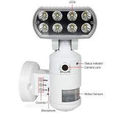 Led photo & video lighting. Versonel Nightwatcher Pro Led Security Motion Tracking Light W Camera Vslnwp702 Vslnwp02b Versonel
