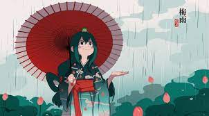 Maybe you would like to learn more about one of these? 2932x2932 Tsuyu Asui Art Ipad Pro Retina Display Wallpaper Hd Anime 4k Wallpapers Images Photos And Background Wallpapers Den