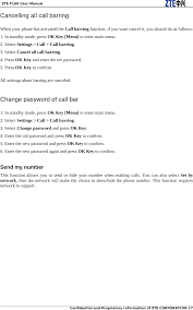 Phone security, security codes, phone password, pin codes, puk codes. Ztef160 Digital Mobile Phone User Manual Zte