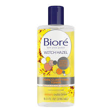 Is witch hazel good/safe for your face? Amazon Com Biore Witch Hazel Pore Clarifying Toner 8 0 Ounce With 2 Salicylic Acid For Acne Clearing And Balanced Skin Purification Beauty