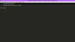 Git bash, quite simply, is an application for microsoft windows that emulates the original git version control system as it was built for . How To Copy And Paste In Git Bash Youtube