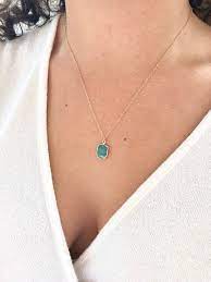 Gold Necklace Dainty Gold Necklace Green Stone Necklace Aventurine Necklace Delicate Necklace Christmas Gift 14k Gold Filled In 2021 Green Stone Necklace Dainty Gold Necklace Stone Necklace Etsy