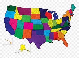 Free vector maps of the united states of america available in adobe illustrator, eps, pdf, png and jpg formats to download. Usa Map Outline Color Us Map Individual States Hd Png Download Vhv