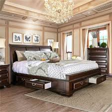 Canora Grey Heywood Storage Platform Bed Color Brown Cherry Size King In 2020 Cherry Bedroom Furniture King Bedroom Sets Cherry Bedroom