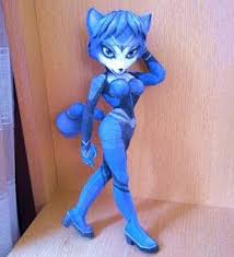 Star Fox Papercraft Krystal Star Fox Star Fox 64 Krystal Starfox