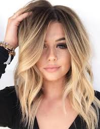 Prettiest Balayage Hairstyles For Medium Hair Voguetypes Medium Length Hair Styles Dark Roots Blonde Hair Balayage Medium Hair Styles