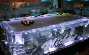 Expensive Glass Pool Table