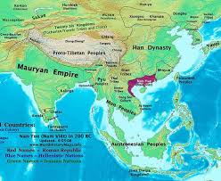 Map Of Southeast Asia Showing The Territorial Boundary Of The Nanyue Kingdom Colored Purple Ancient Civilizations Map History