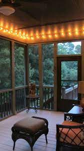 Screened Porch Makeover For Less Than 500 House With Porch Porch Makeover Porch Lighting
