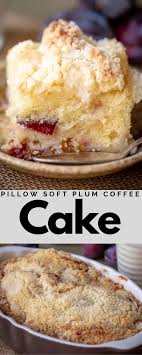 Pillow Soft Plum Coffee Cake In 2020 Yummy Cakes Sweet Treats Recipes Coffee Cake