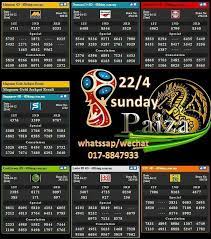 4d 22 4 2018 Result Sunday Paiza Entertainment Entertaining Magnum