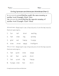 Englishlinx Com Synonyms Worksheets Antonyms Worksheet Synonym Worksheet Synonyms And Antonyms