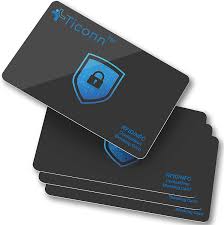 Selling stolen credit card information. Amazon Com Ticonn Rfid Blocking Cards 4 Pack Premium Contactless Nfc Debit Credit Card Passport Protector Blocker Set For Men Women Smart Slim Design Perfectly Fits In Wallet Purse 4 Office Products
