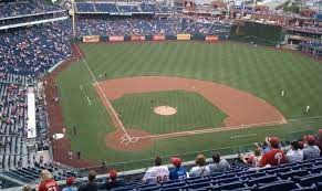 Citizens bank park seat numbers, sections and seating chart when looking at seating charts for sports events, seats are arranged so that the lower numbered seats within a section are located closer to the preceding section. Citizens Bank Park Section 418 Row 11 Seat 17 Philadelphia Phillies Vs Florida Marlins Shared By Grazpa
