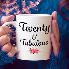 Birthday Gifts For 20 Year Old Sister Twenty And Fabulous Coffee Mug Happy 20th Birthday Gifts For Her 20 Year Old Cup For Girls 17th Birthday Gifts 17th Birthday Ideas Birthday Gifts For Women