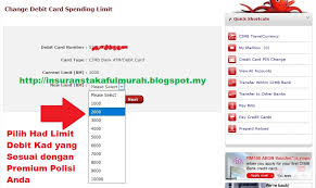 Perbankan online semakin popular pada zaman sekarang. Cara Tukar Had Limit Debit Card Maybank Dan Cimb