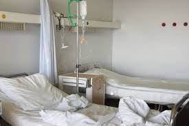Hospital Room With An Empty Bed Aff Room Hospital Bed Empty Ad Hospital Room Room Hospital Bed On one side was kiba, hooked up to a few machines, his side bandaged up, and his puppy lying at the foot of his bed, also bandaged. pinterest