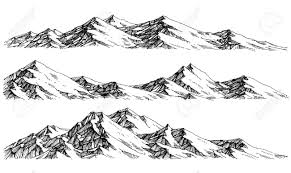 Mountains Ranges Vector Panorama Royalty Free Cliparts Vectors And Stock Illustration Image 58689962 Mountain Drawing Mountain Range Mountain Sketch