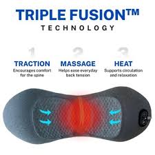 SmoothSpine Triple Fusion Back Massager with Heat