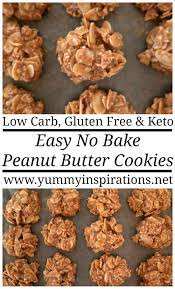 Easy No Bake Peanut Butter Cookies Recipe Low Carb Gluten Free Recipe Keto Recipes Easy Keto Snacks Keto Dessert Recipes