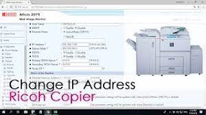 Find solutions to your ricoh default admin password question. How To Change Ip Address Ricoh Copier Via Lan Netvn Youtube